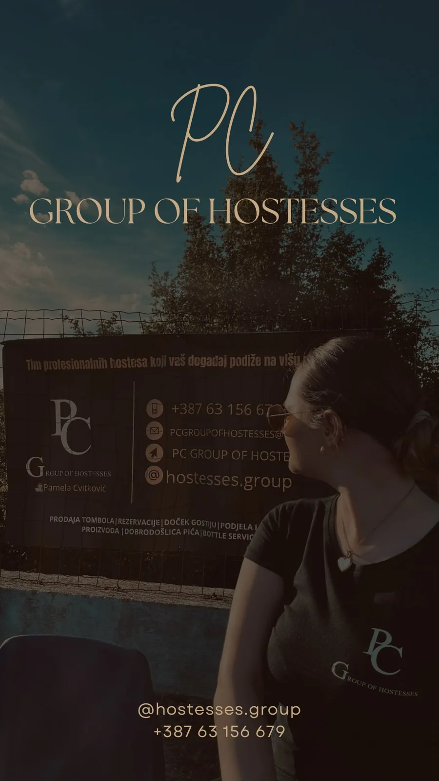 PC Group of Hostesses na događaju